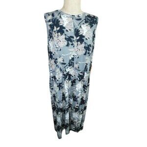 Logo by Lori Goldstein Size L Large Artsy STRETCH Knit Dress